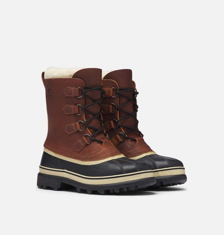 Sorel Erkek Caribou™ Wool - Kar Botu Koyu Kahverengi - 961-EQPVFO